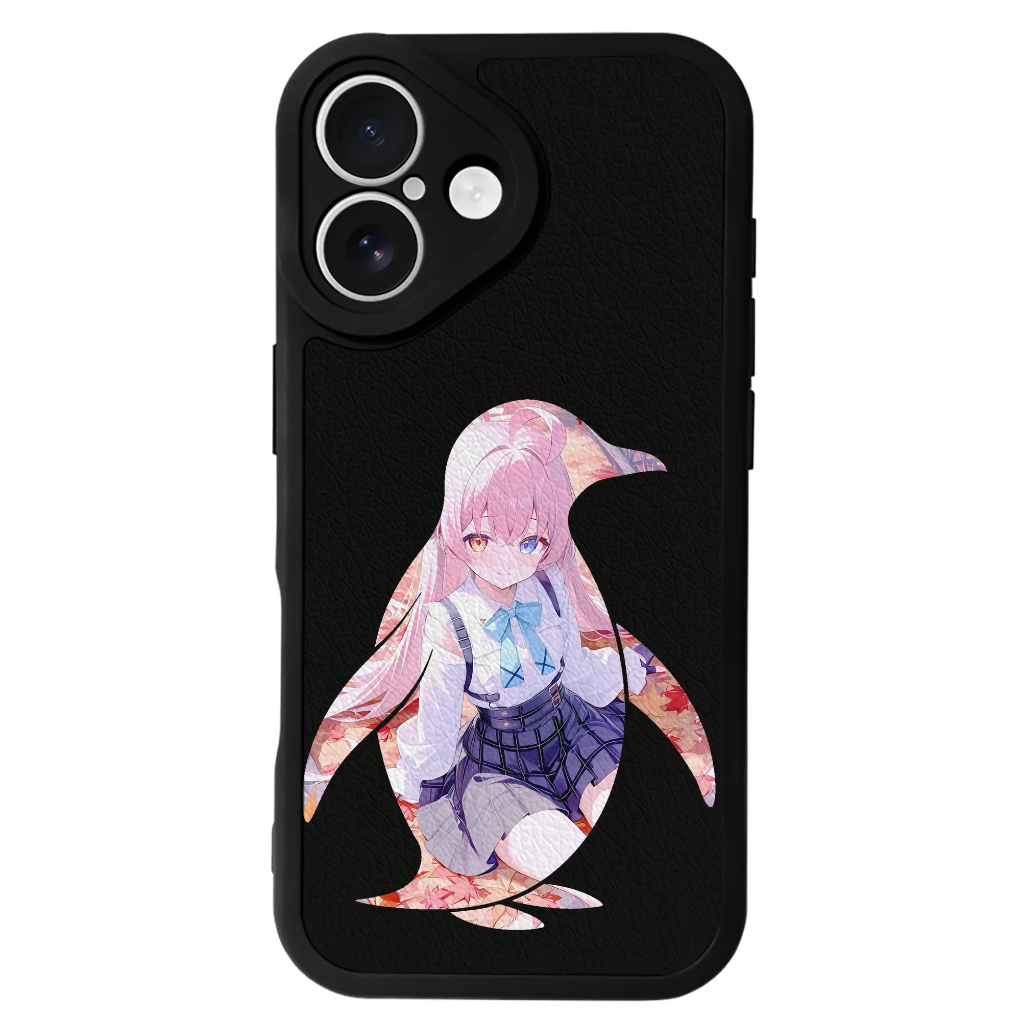 ブルーアーカイブ グッズ 小鳥遊ホシノ - IPhone 16シリーズ対応 ・ シリコンスマホケース ・ レザー調 ・ 高精度フィット ・ 耐衝撃 ・ ワイヤレス充電対応 ・ 精密カット